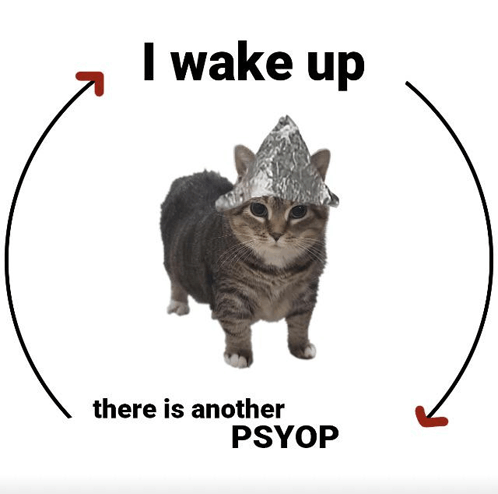 High Quality I wake up, there is another psyop Blank Meme Template