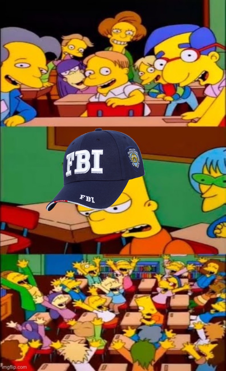 High Quality Bart Simpson FBI Blank Meme Template