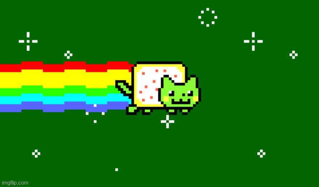 Green Bean Nyan Cat | image tagged in green bean nyan cat | made w/ Imgflip meme maker