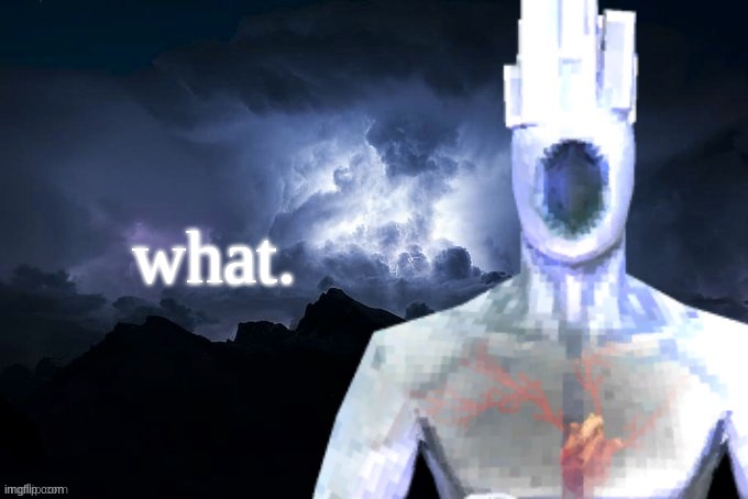 Low Tier Minos Prime | what. | image tagged in low tier minos prime | made w/ Imgflip meme maker