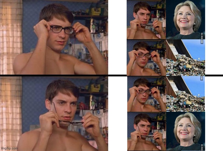 Peter Parker Glasses (fixed) | image tagged in peter parker glasses fixed | made w/ Imgflip meme maker