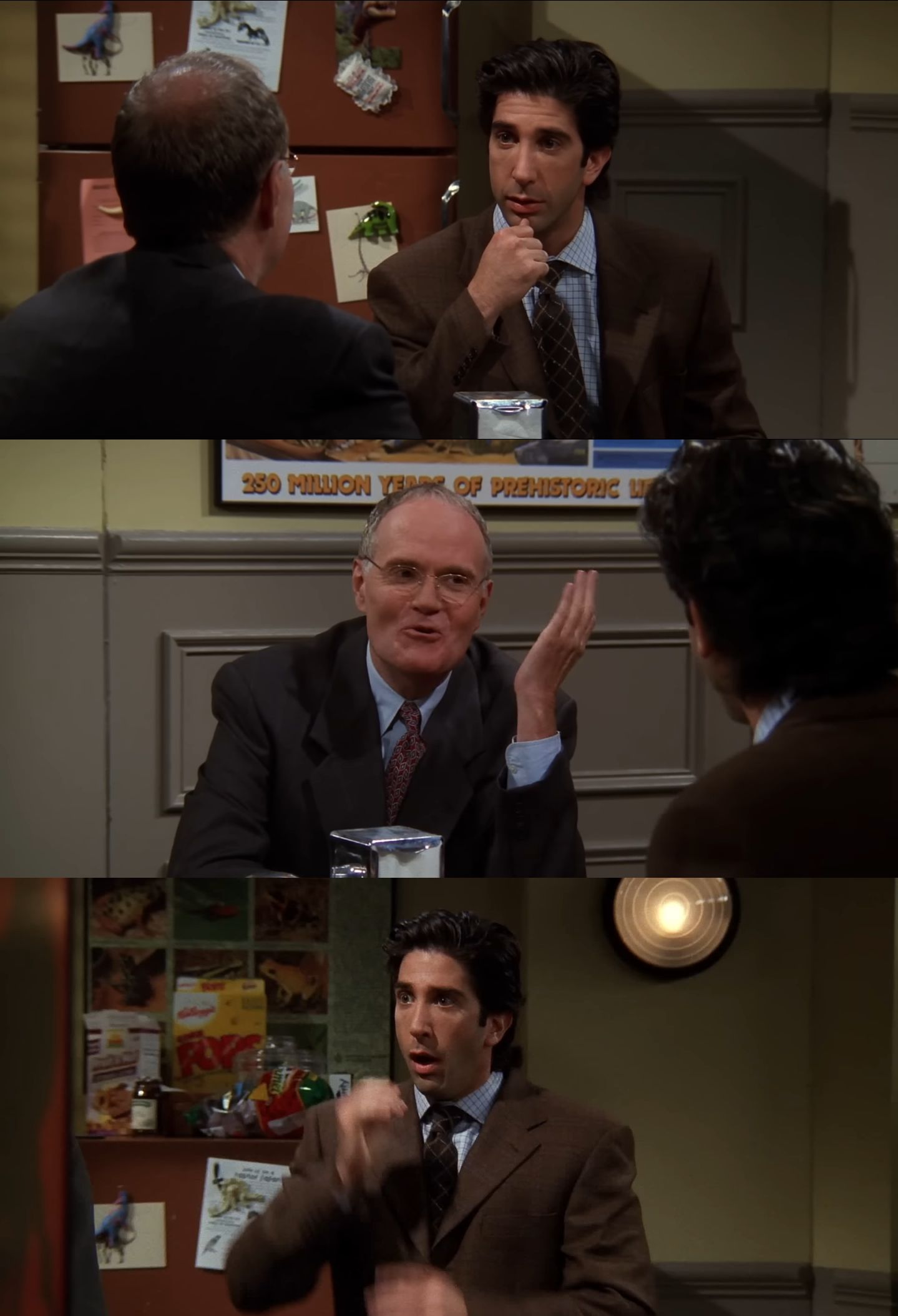 High Quality Friends - Ross angry My Sandwich Blank Meme Template