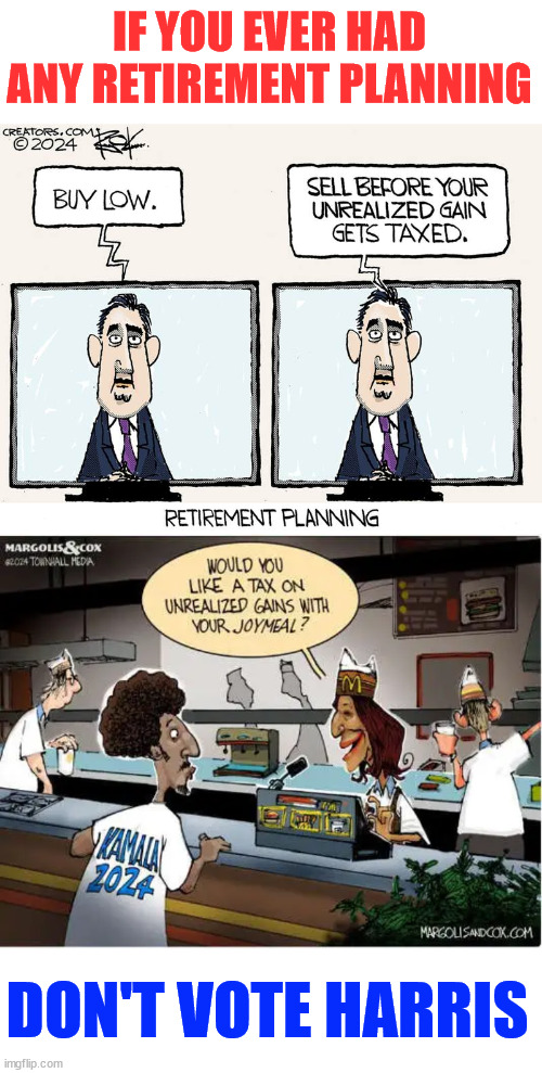 Protect your retirement planning... Vote Trump | IF YOU EVER HAD ANY RETIREMENT PLANNING; DON'T VOTE HARRIS | image tagged in kamala harris,destroying your retirement plans | made w/ Imgflip meme maker