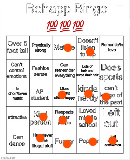 Behapps Bingo | image tagged in behapps bingo | made w/ Imgflip meme maker