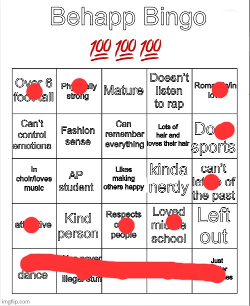 Behapps Bingo | image tagged in behapps bingo | made w/ Imgflip meme maker