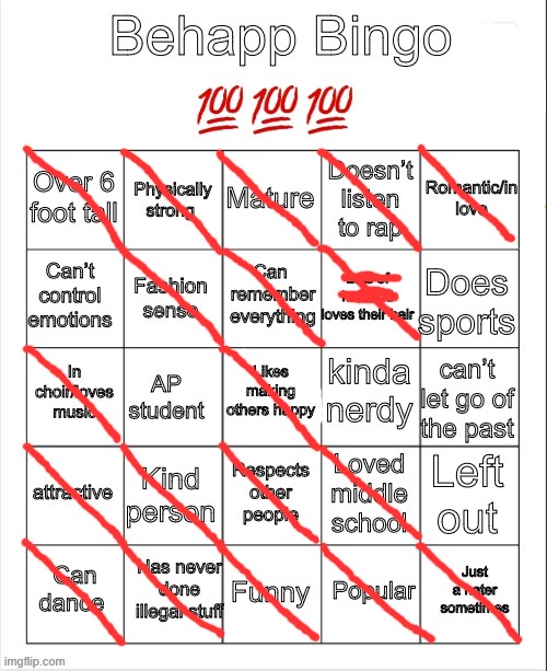 Behapps Bingo | image tagged in behapps bingo | made w/ Imgflip meme maker