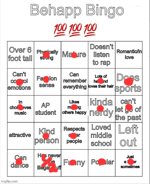 fam what is despair week | image tagged in behapps bingo | made w/ Imgflip meme maker