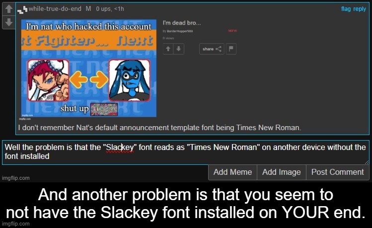 made w/ Imgflip meme maker
