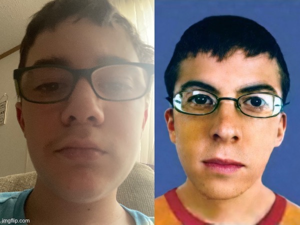 YakkoMemer vs McLovin lookalike | image tagged in yakkomemer vs mclovin lookalike | made w/ Imgflip meme maker