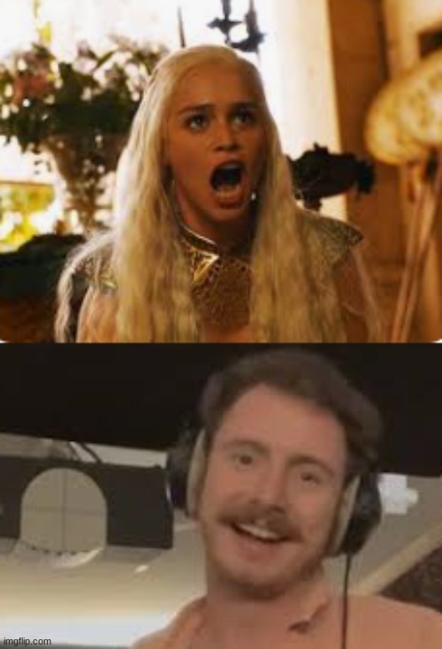 For my next trick, I will attempt to make some people hear, not one, but two pictures | image tagged in game of thrones,house of the dragon,a song of ice and fire,science fiction,weird al,weird al yankovic | made w/ Imgflip meme maker