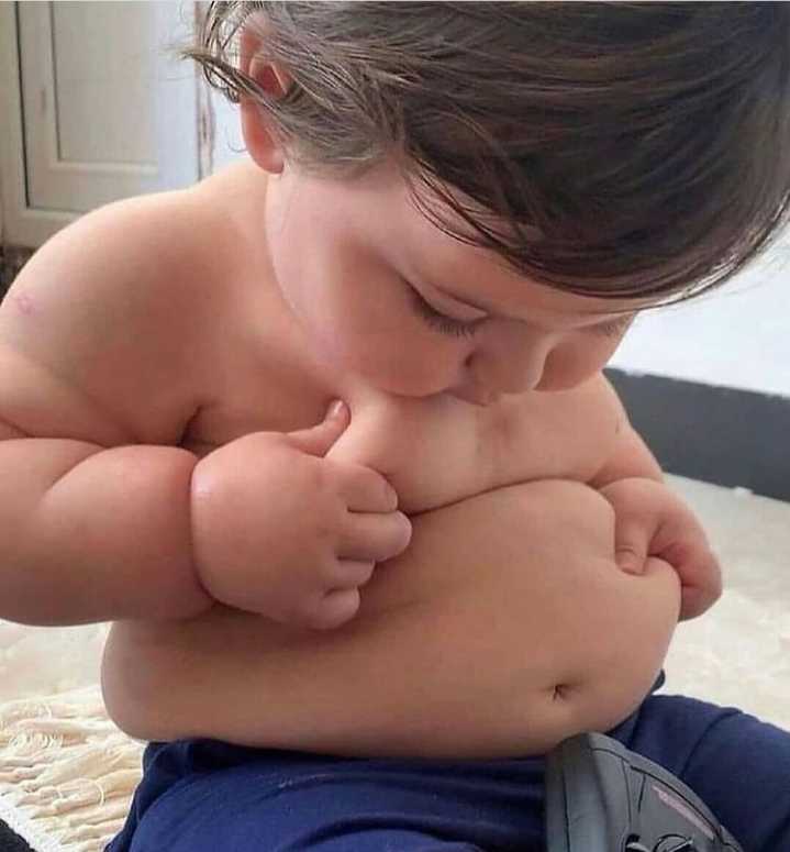 High Quality cute baby fat boy Blank Meme Template