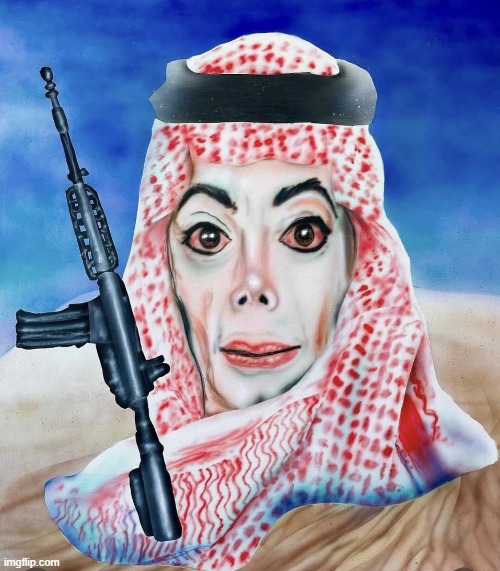 Middle Eastern MJ | image tagged in memes,cursed,cursed image | made w/ Imgflip meme maker