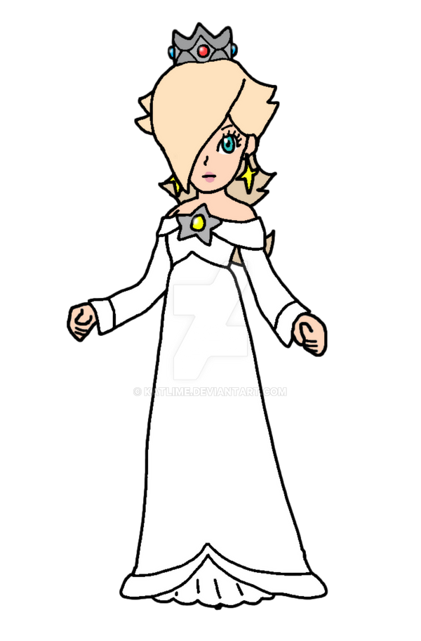 Rosalina - White Dress Blank Meme Template