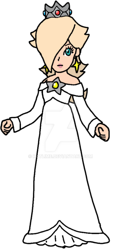 High Quality Rosalina - White Dress Blank Meme Template