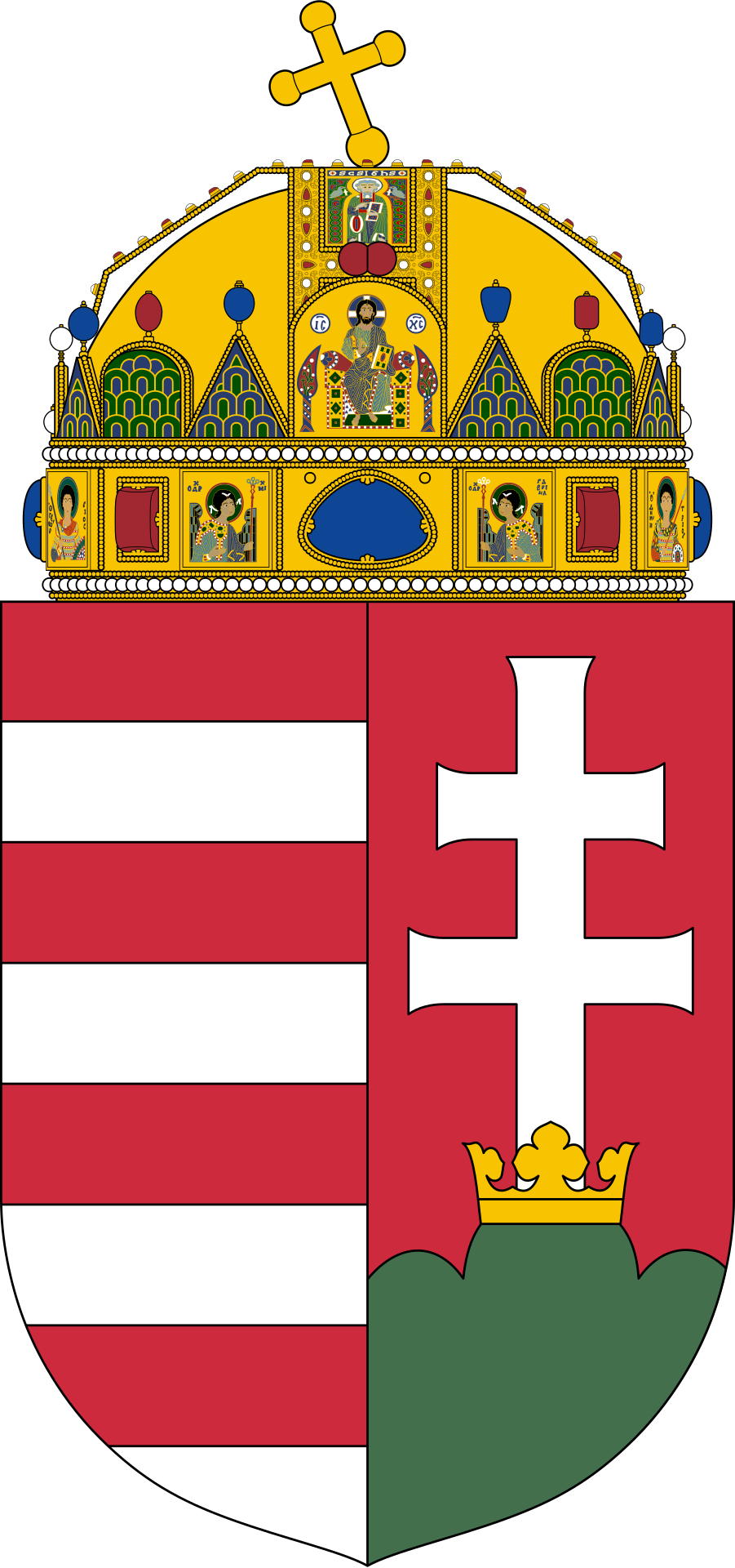 Hungary Coat Of Arms Blank Meme Template