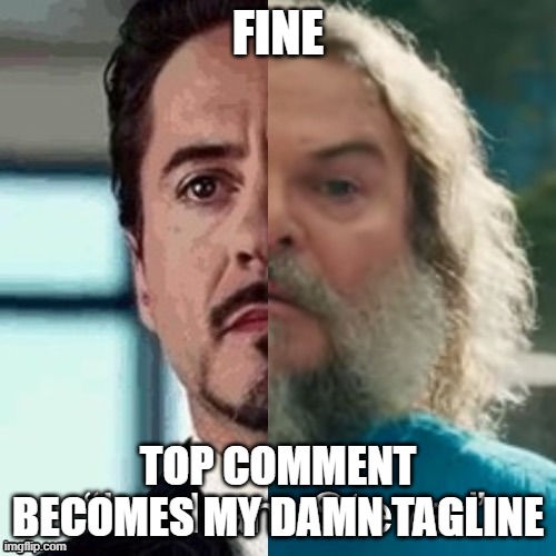 I am Steve | FINE; TOP COMMENT BECOMES MY DAMN TAGLINE | image tagged in i am steve | made w/ Imgflip meme maker