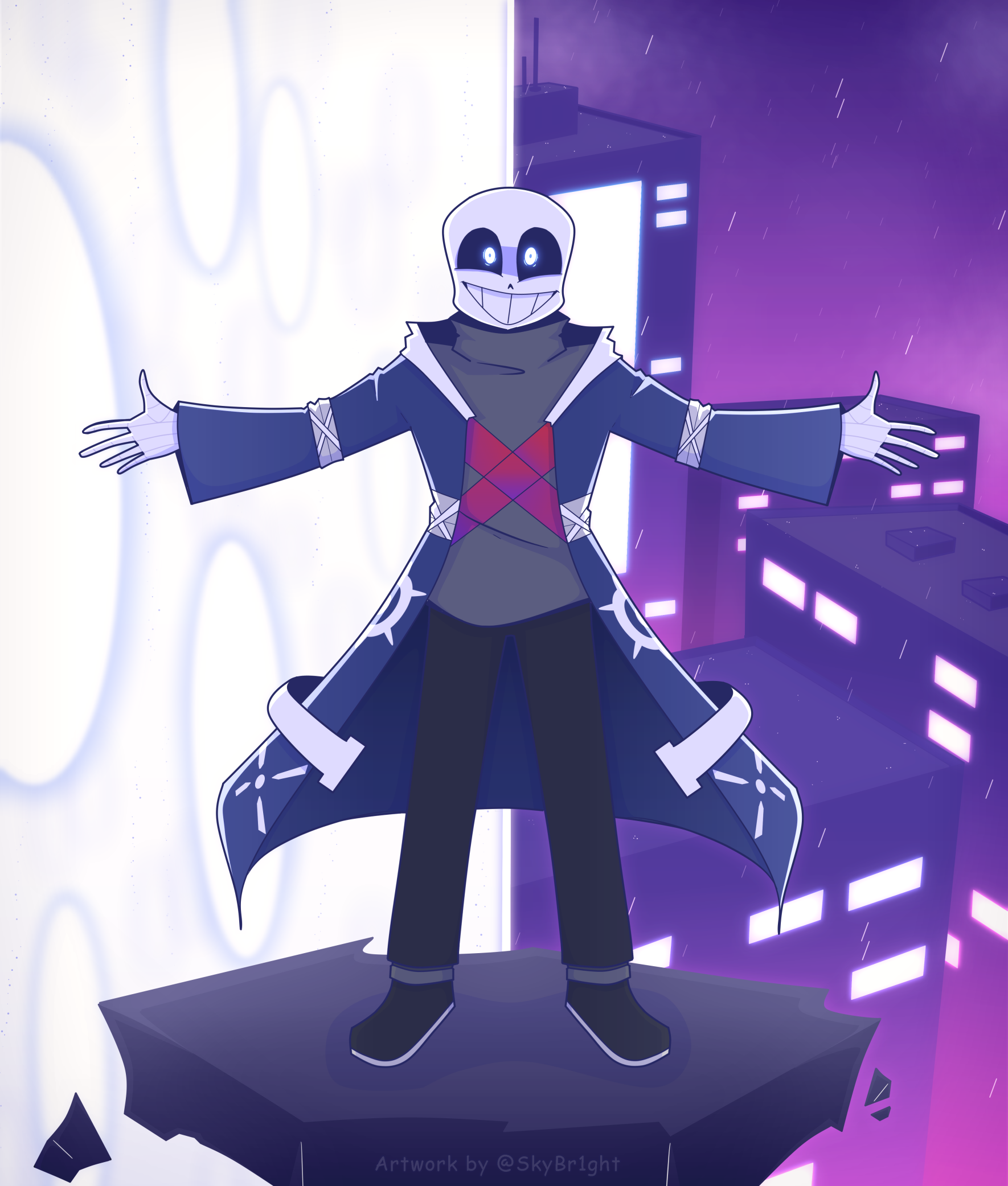 High Quality STS Godverse! Sans saying Something Blank Meme Template