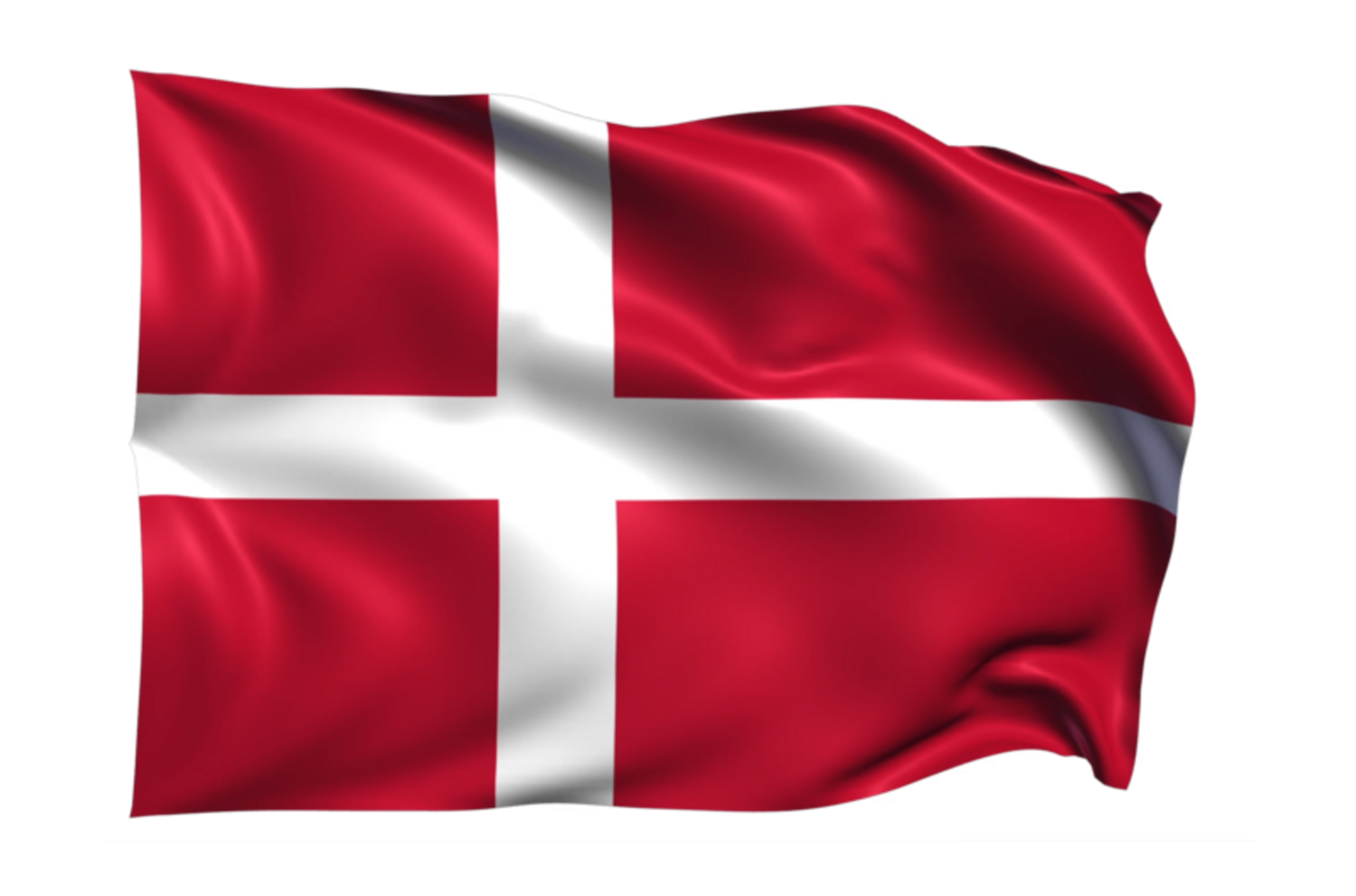 Bandera de Dinamarca Denmark flag Blank Meme Template