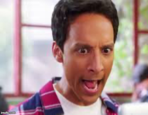 Screaming abed | image tagged in screaming abed | made w/ Imgflip meme maker