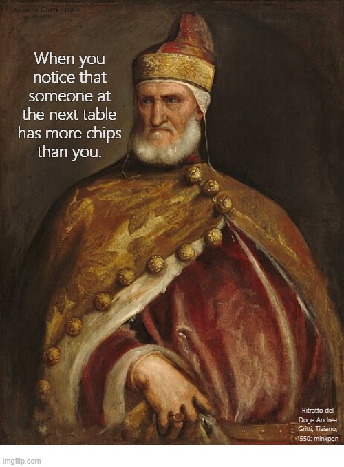 Indeed | image tagged in artmemes,titian,chips,vegan,potatoes,veganism | made w/ Imgflip meme maker