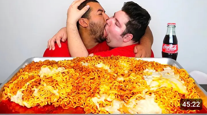 Gay kissing (fat edition) Blank Meme Template