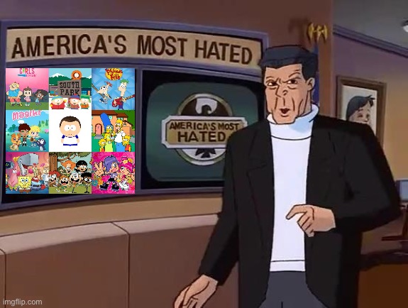 America's Most Hated - Ptbf2002 | image tagged in hypocrite,hypocrisy,warner bros,rude,warner bros discovery,the loud house | made w/ Imgflip meme maker