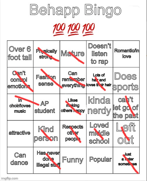 Behapps Bingo | image tagged in behapps bingo | made w/ Imgflip meme maker