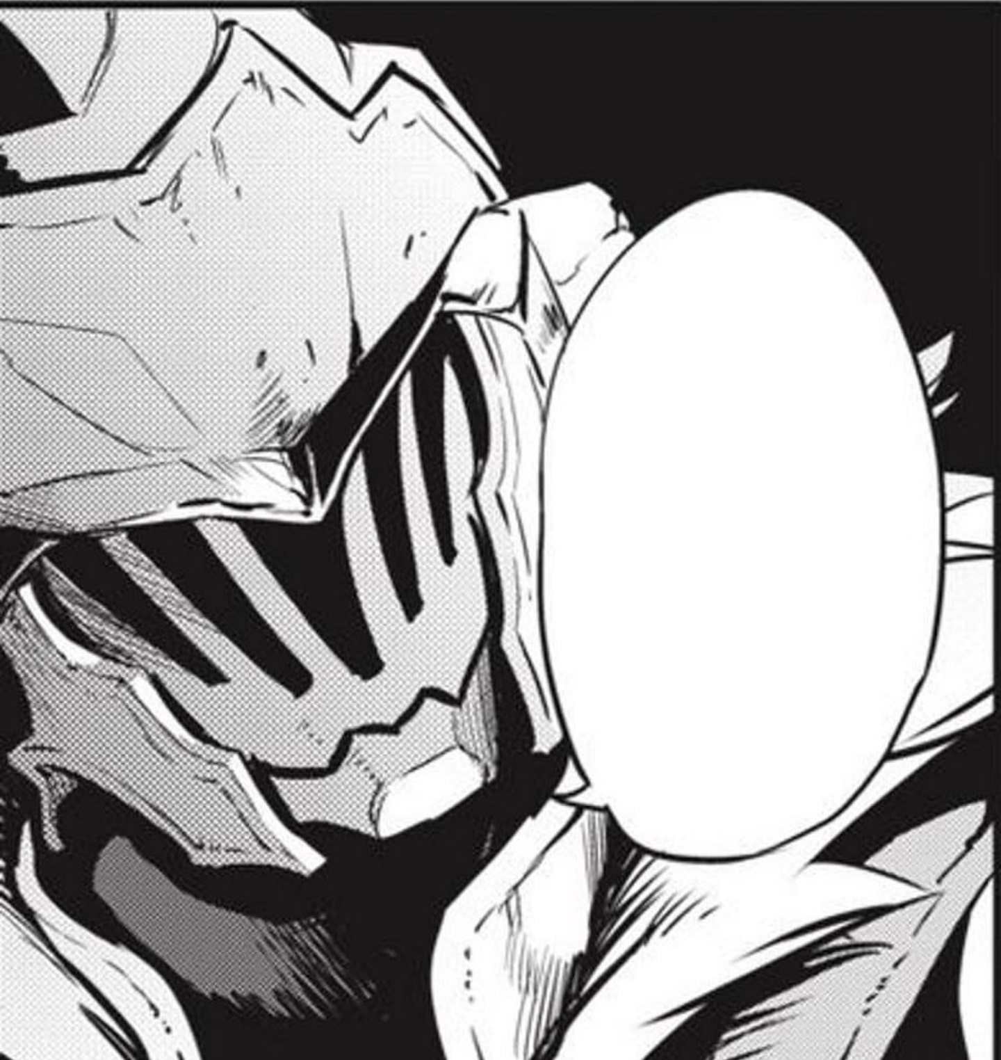 blank goblin slayer says Blank Meme Template