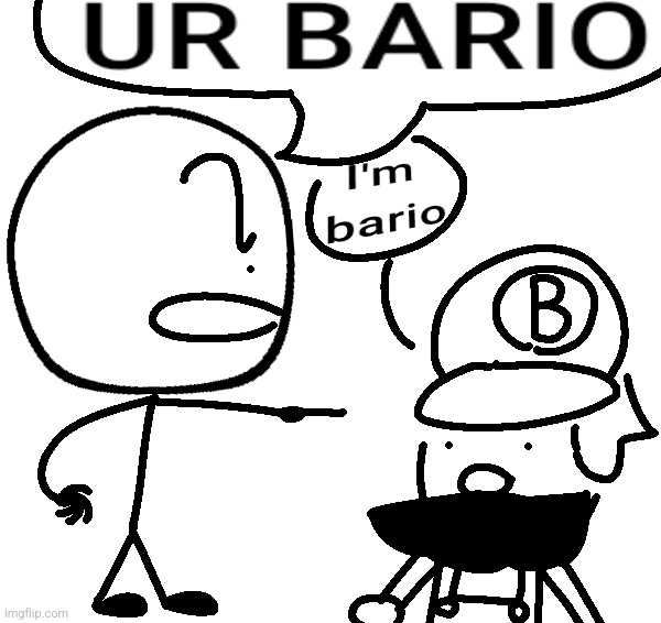 chat is he bario | made w/ Imgflip meme maker