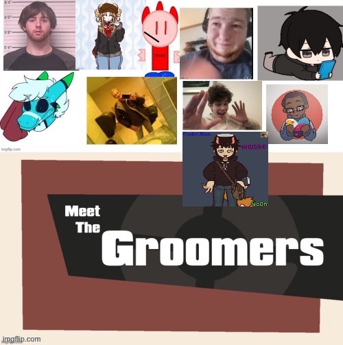 Meet the groomers UPDATED | image tagged in meet the groomers updated | made w/ Imgflip meme maker