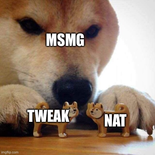 dog now kiss  | MSMG; TWEAK; NAT | image tagged in dog now kiss | made w/ Imgflip meme maker