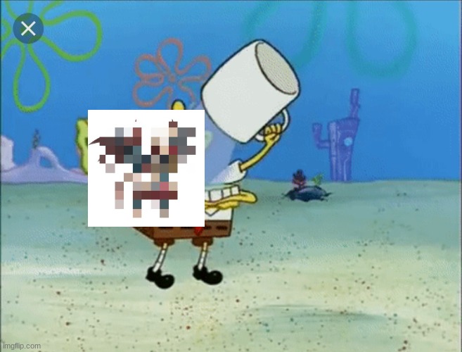 Spongebob drinking water | image tagged in spongebob drinking water | made w/ Imgflip meme maker