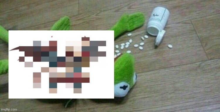 mmm ketamine | image tagged in kermit overdose | made w/ Imgflip meme maker