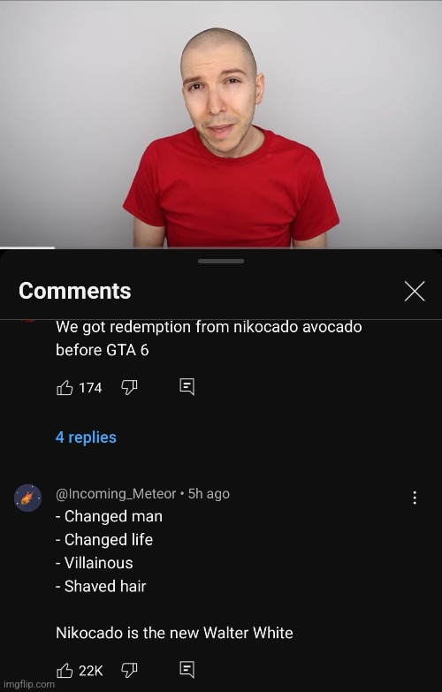 Nikocado's redemption arc after MrBeast allegations is something unreal. | made w/ Imgflip meme maker