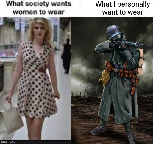 Hehehe :3 | What I personally want to wear | made w/ Imgflip meme maker