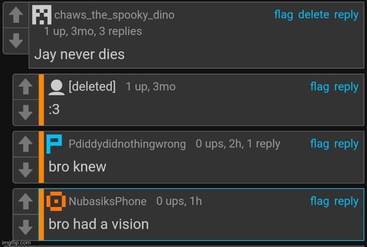 I HAD A VISION!!! | image tagged in chaws had a vision | made w/ Imgflip meme maker