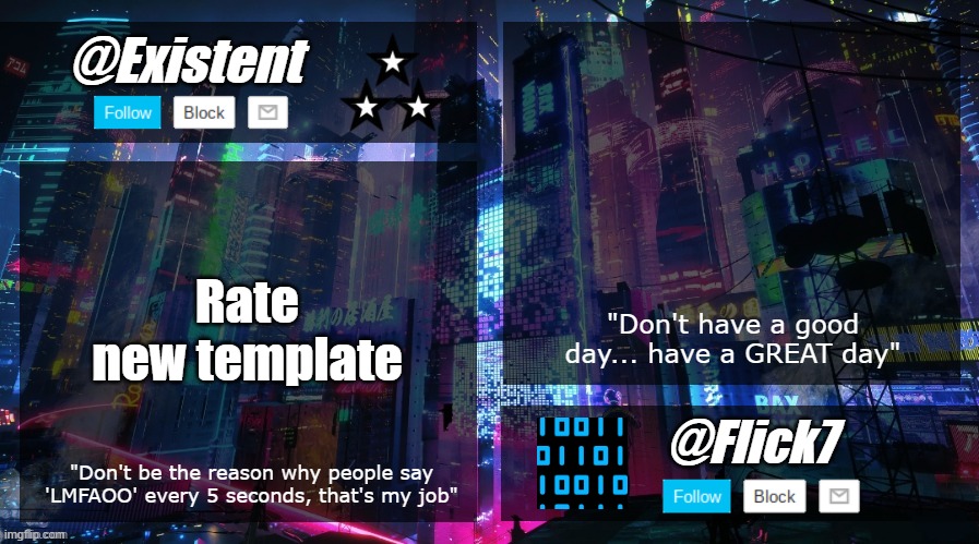 Rate new template | made w/ Imgflip meme maker