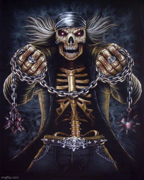 Badass Skeleton | image tagged in badass skeleton | made w/ Imgflip meme maker