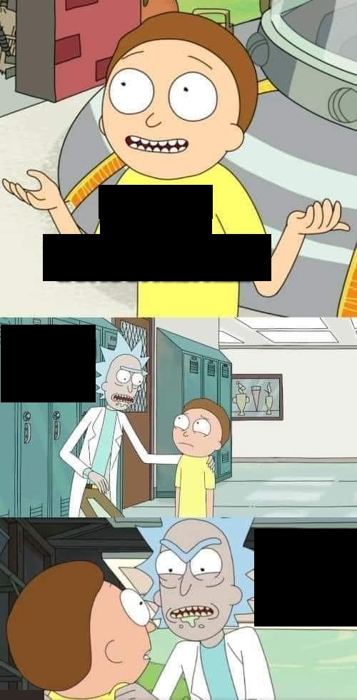 rick and morty Blank Meme Template