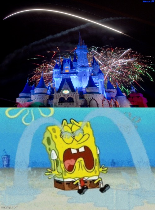 Singing 'When You Upon a Star' Makes SpongeBob Cry | image tagged in disney,orlando,spongebob squarepants,walt disney,nickelodeon,florida | made w/ Imgflip meme maker