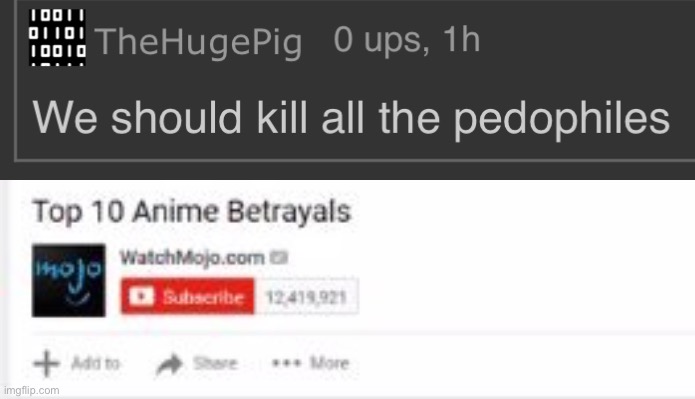 image tagged in top 10 anime betrayals | made w/ Imgflip meme maker