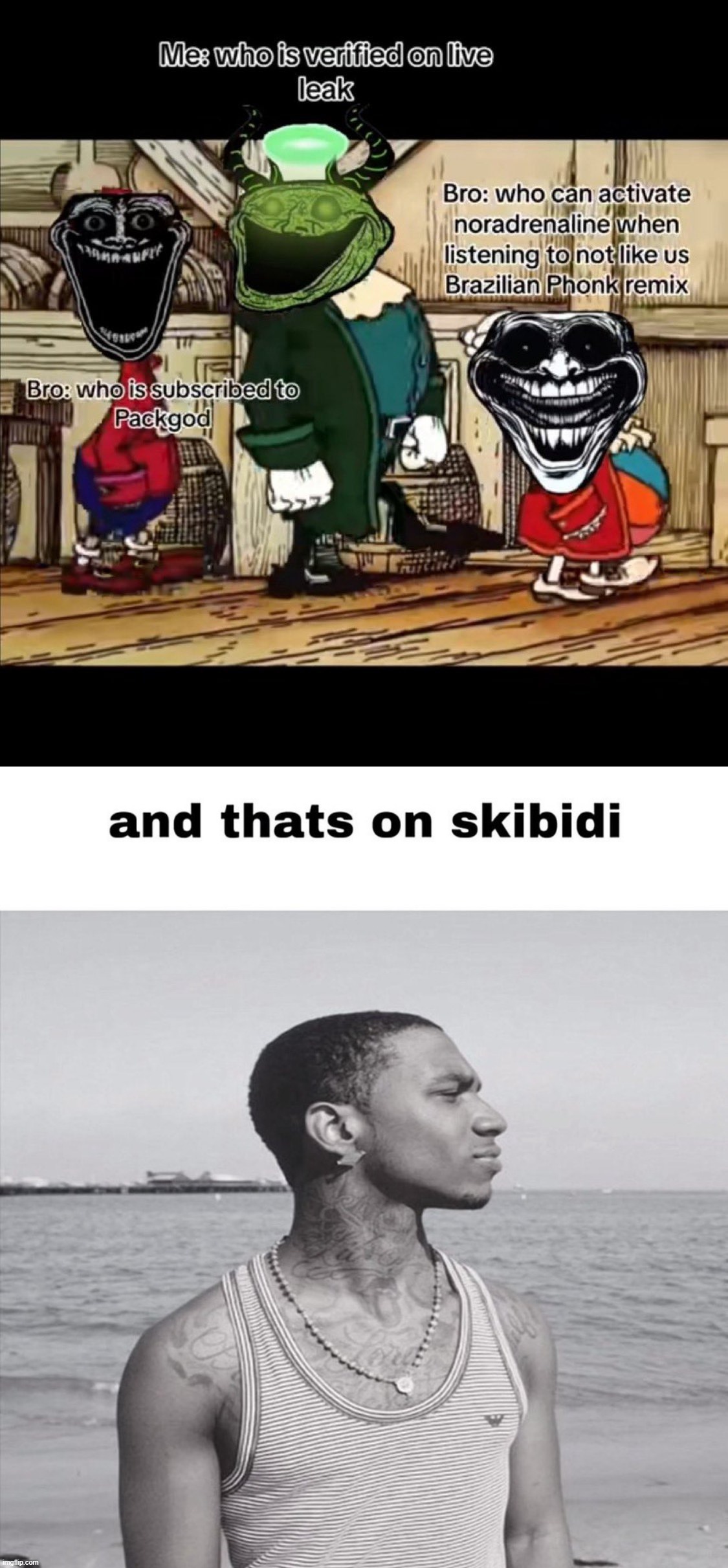 this is the worst meme ive ever seen | image tagged in and that's on skibidi | made w/ Imgflip meme maker