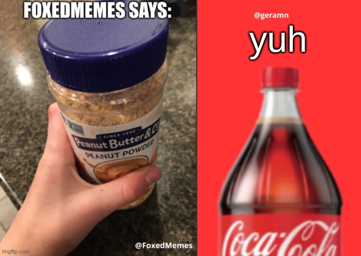 FoxedMemes and geramn template | yuh | image tagged in foxedmemes and geramn template | made w/ Imgflip meme maker