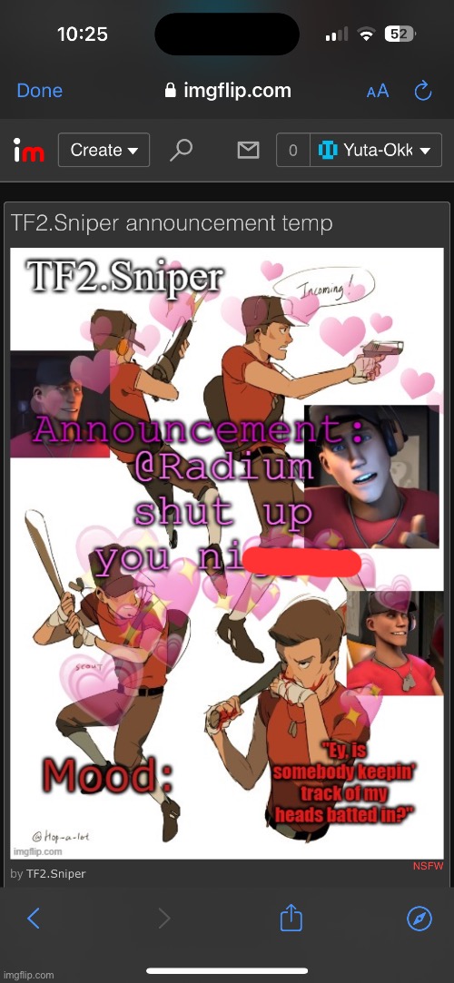 I can’t defend sniper anymore vro | made w/ Imgflip meme maker