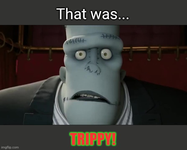 That, was trippy... | That was... TRIPPY! | image tagged in that was trippy | made w/ Imgflip meme maker