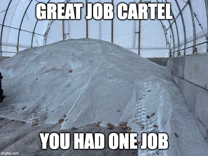 stupid | GREAT JOB CARTEL; YOU HAD ONE JOB | image tagged in you had one job,cartel,mexico | made w/ Imgflip meme maker