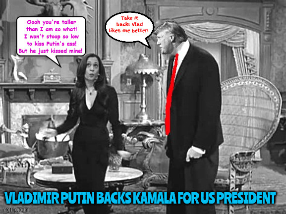 Putin picks on Trump | image tagged in addams family,stacking shit,trump loses russian endoesment,maga madness,kiss it | made w/ Imgflip meme maker