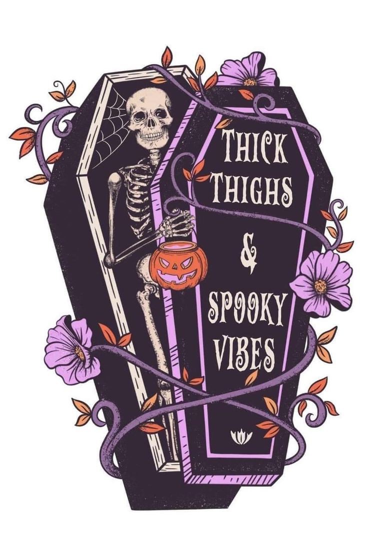 Thick Thighs & Spoky Vibes Blank Meme Template