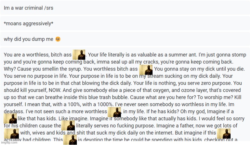 yall r SO funny wow (also who tf did i break up with huh) | made w/ Imgflip meme maker