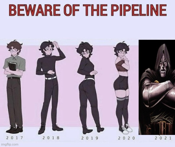 Beware of the pipeline | image tagged in beware of the pipeline | made w/ Imgflip meme maker